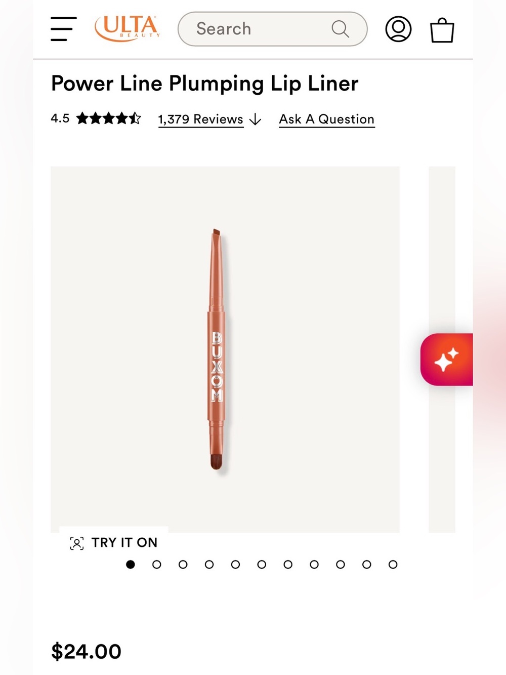 Buxom Power Line Plumping Lip Liner- Smooth Spice